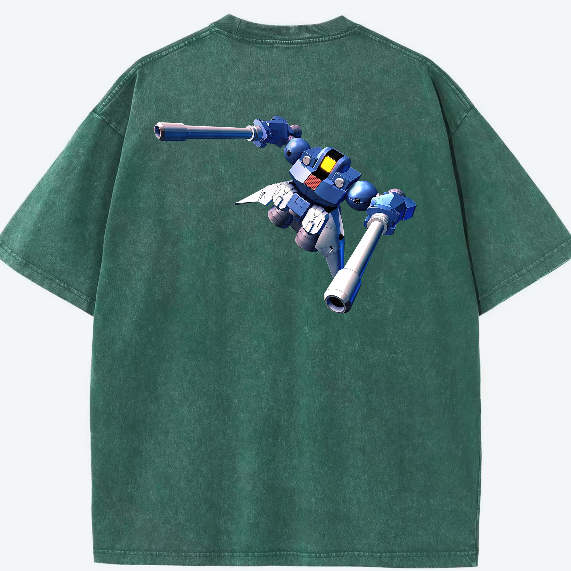 （画像用） 機動戦士ガンダム Mobile Suit Gundam 綿100% ヴィンテージ風 半袖Tシャツ（背面プリント）